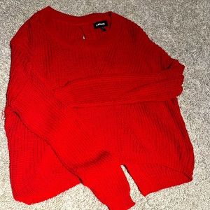 Express size small red sweater